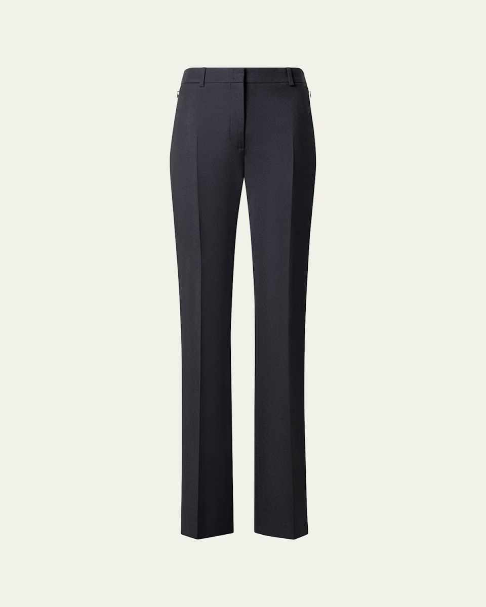 Marilyn Wool-Blend Bootcut Pants